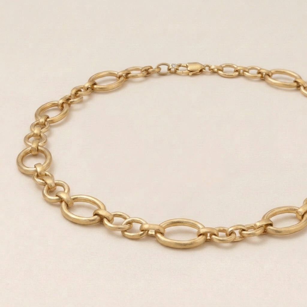 Chunky Oval Link Necklace