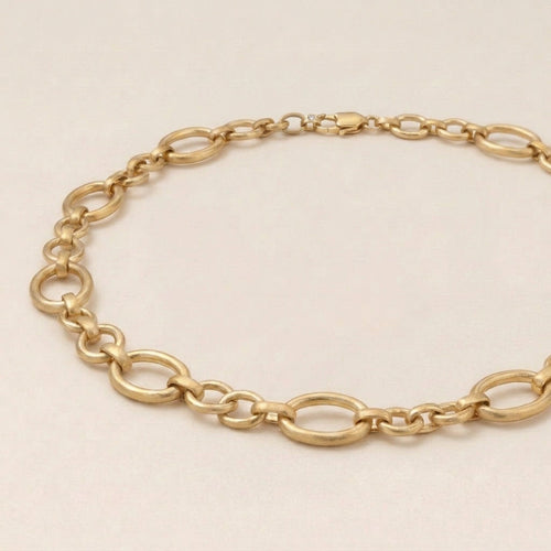 Chunky Oval Link Necklace