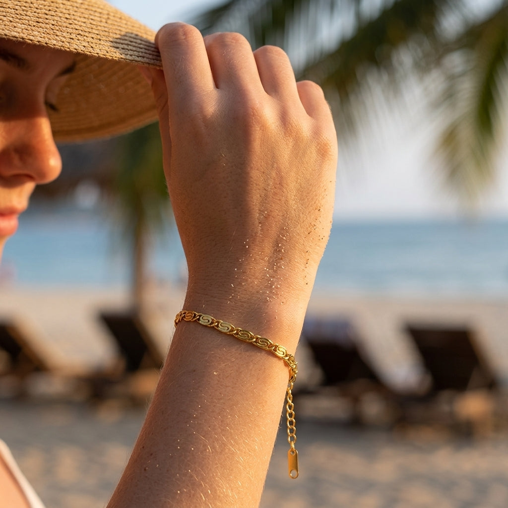 S-Shaped Link Bracelet