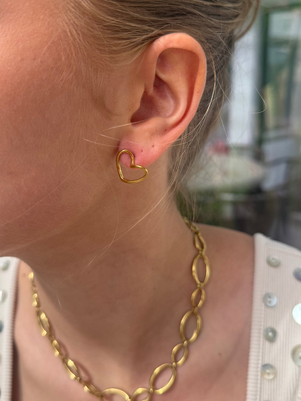 Open Hearts Earrings