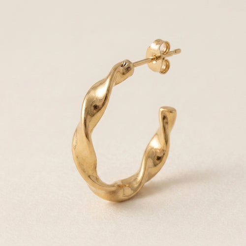 Classic Sculpted Twist Earrings