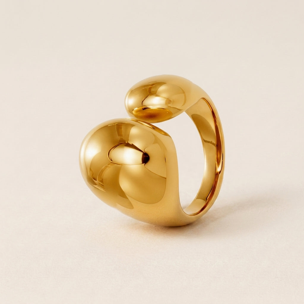 Domed Gold Ring