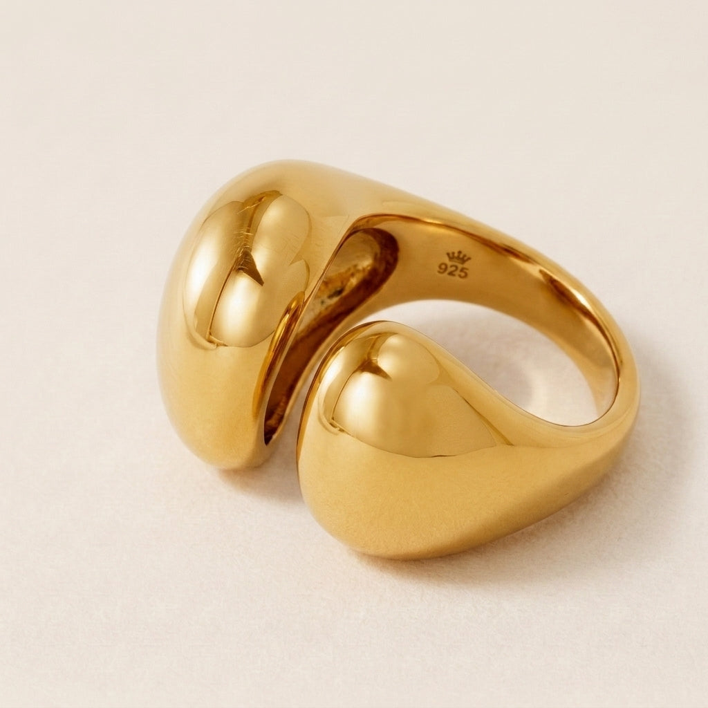 Domed Gold Ring