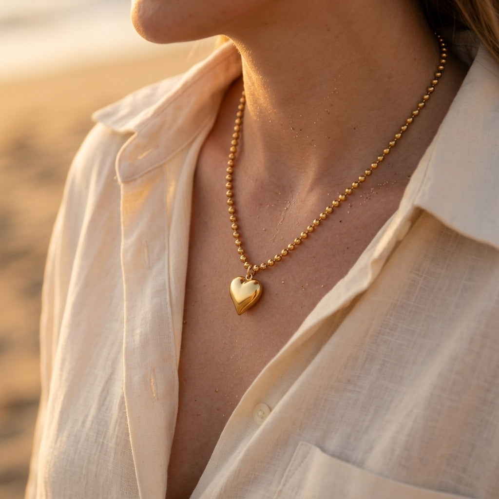 Chunky Heart Necklace