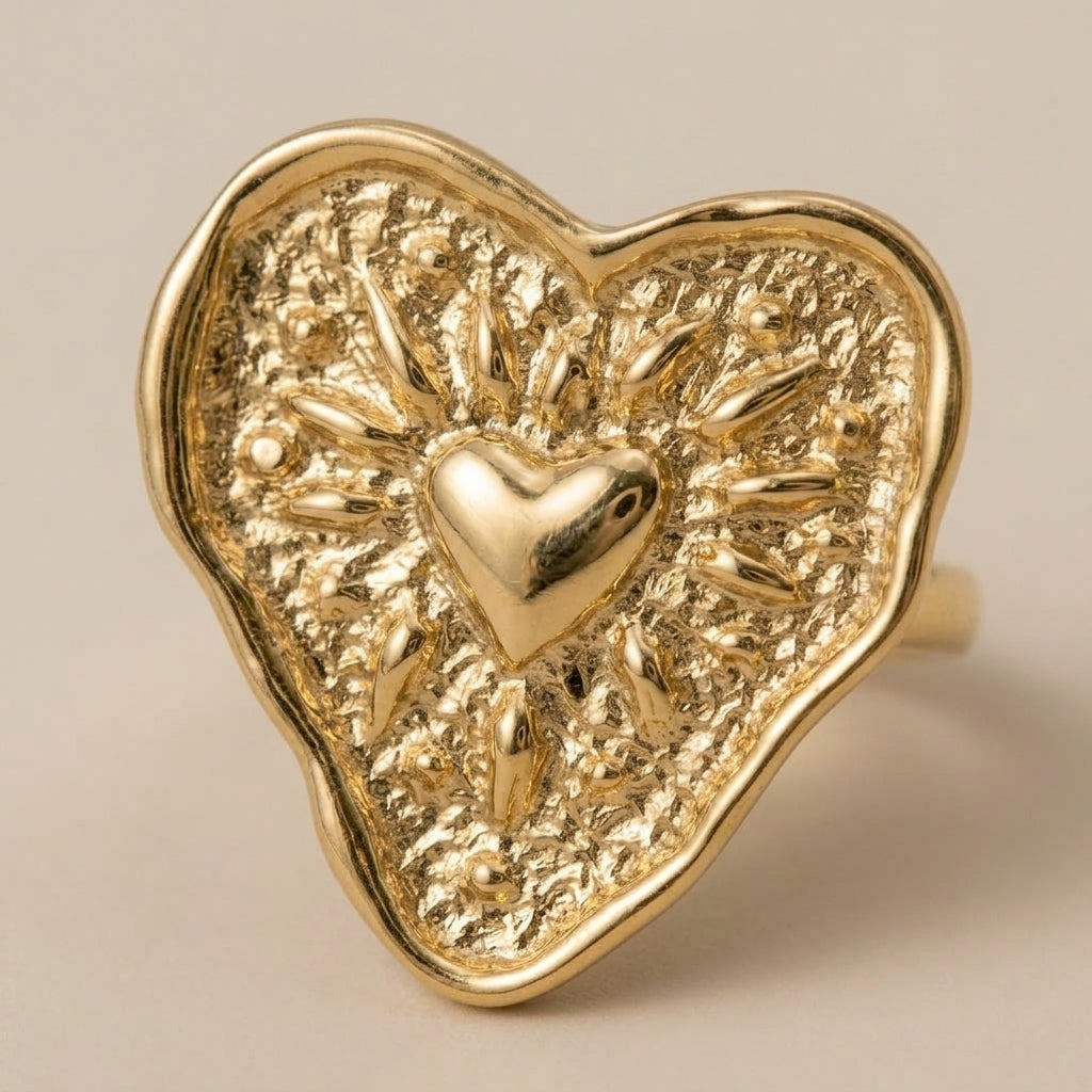 Large Heart Ring