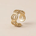 Adjustable Tree of Life Smiley Ring