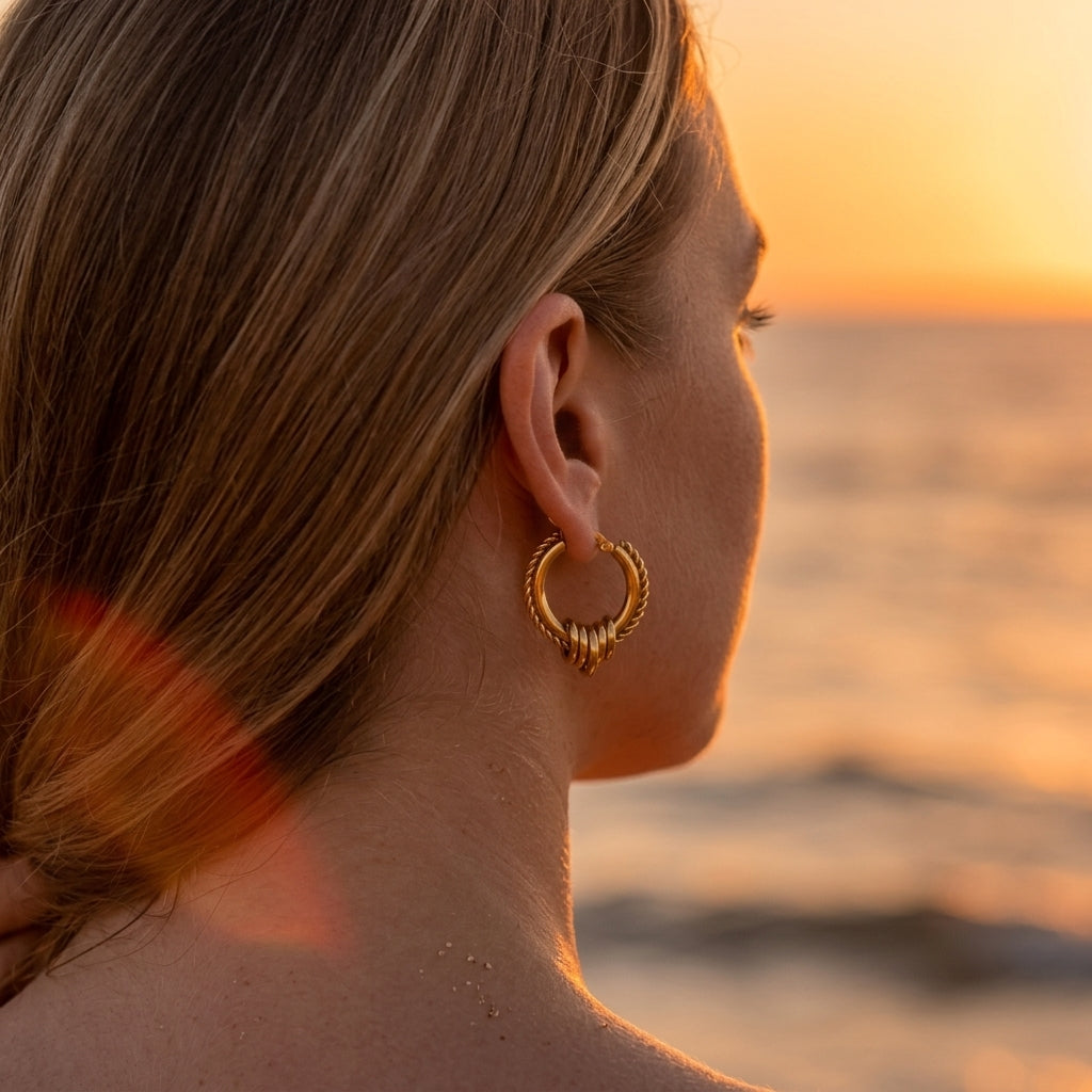 Bali Hoop Earrings