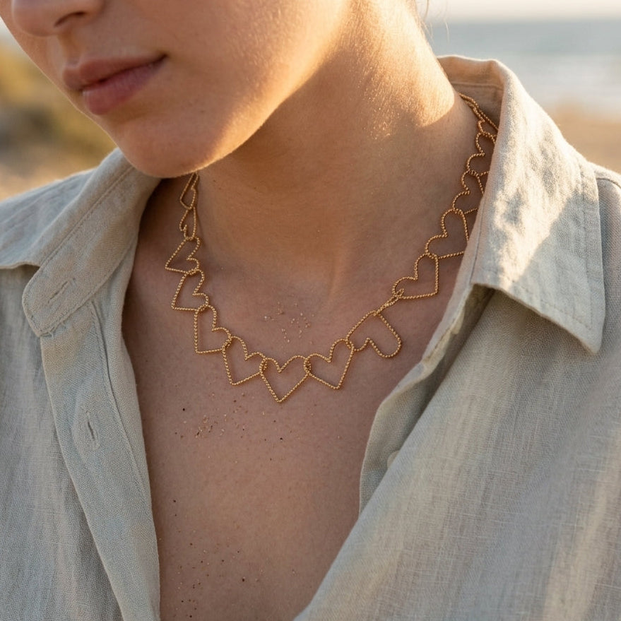 Heart Link Necklace