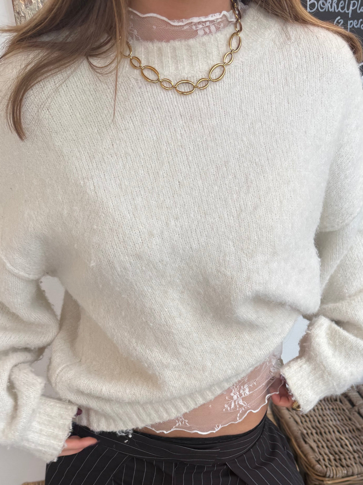 Open Oval Link Necklace
