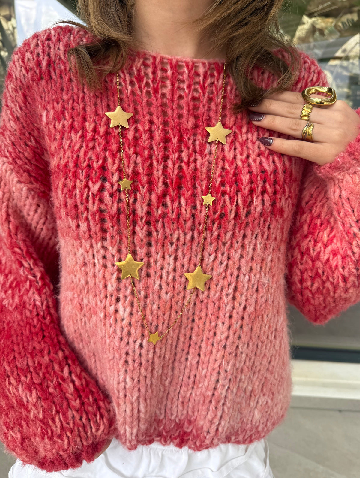 Long Star Necklace