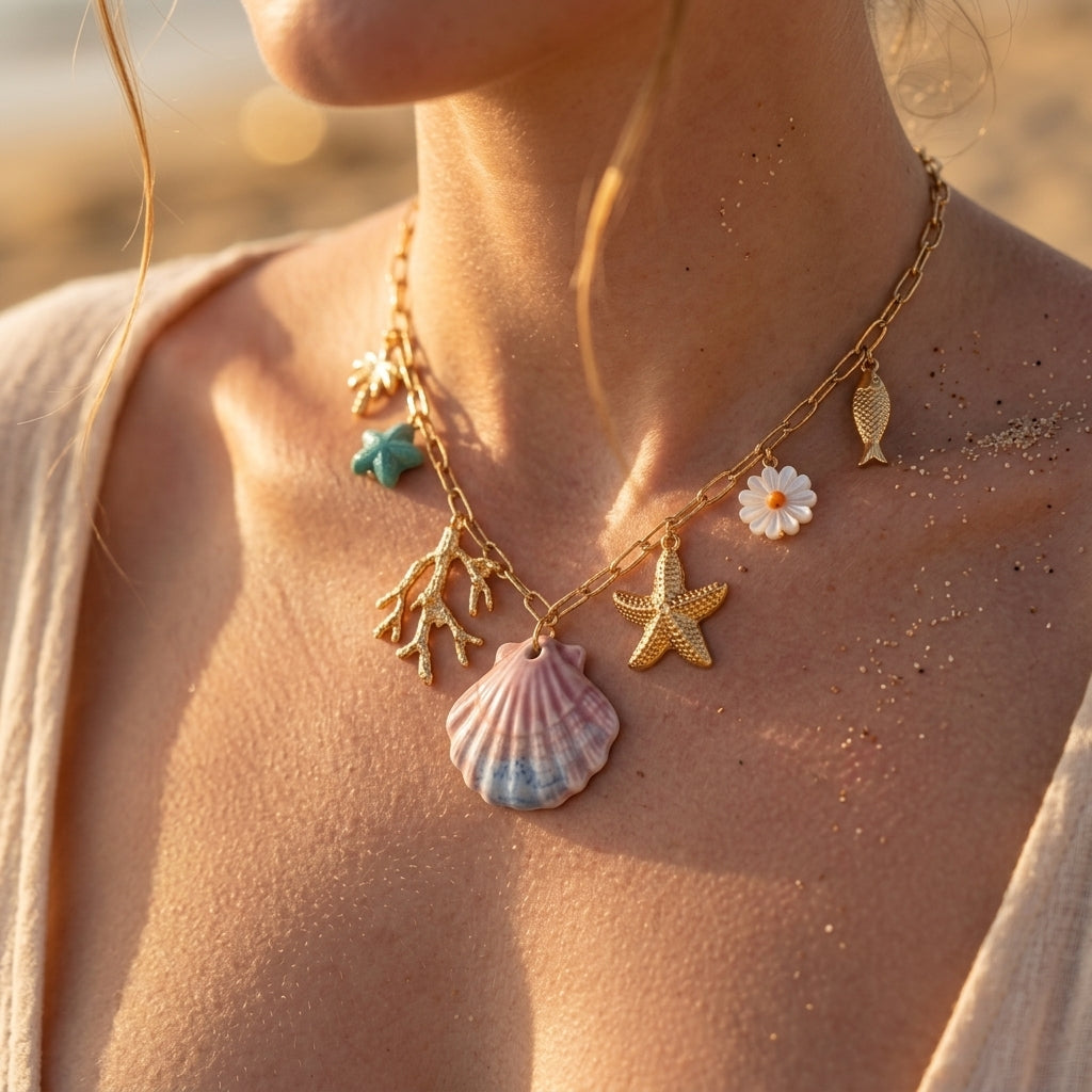 Ocean Charm Necklace