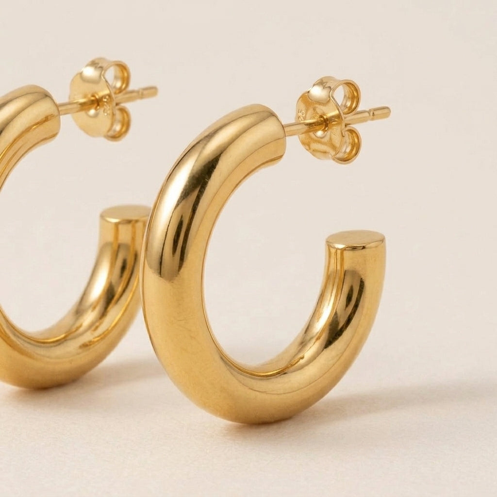 Small Basic Hoop Earrings