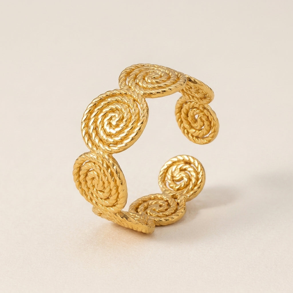 Spiral Coil Ring