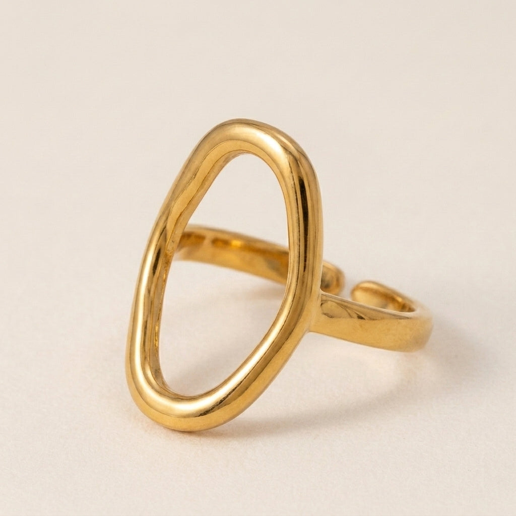 Oval Sculpted Ring
