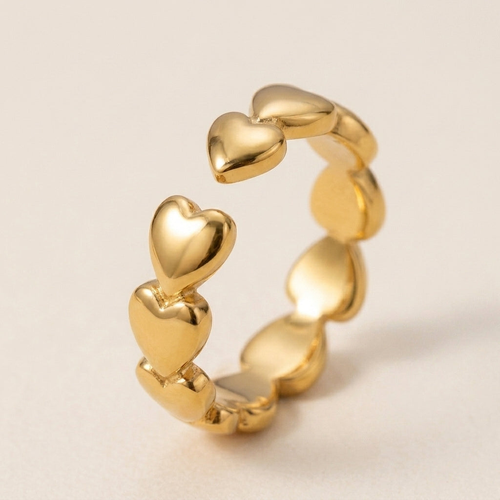 Sculpted Heart Ring