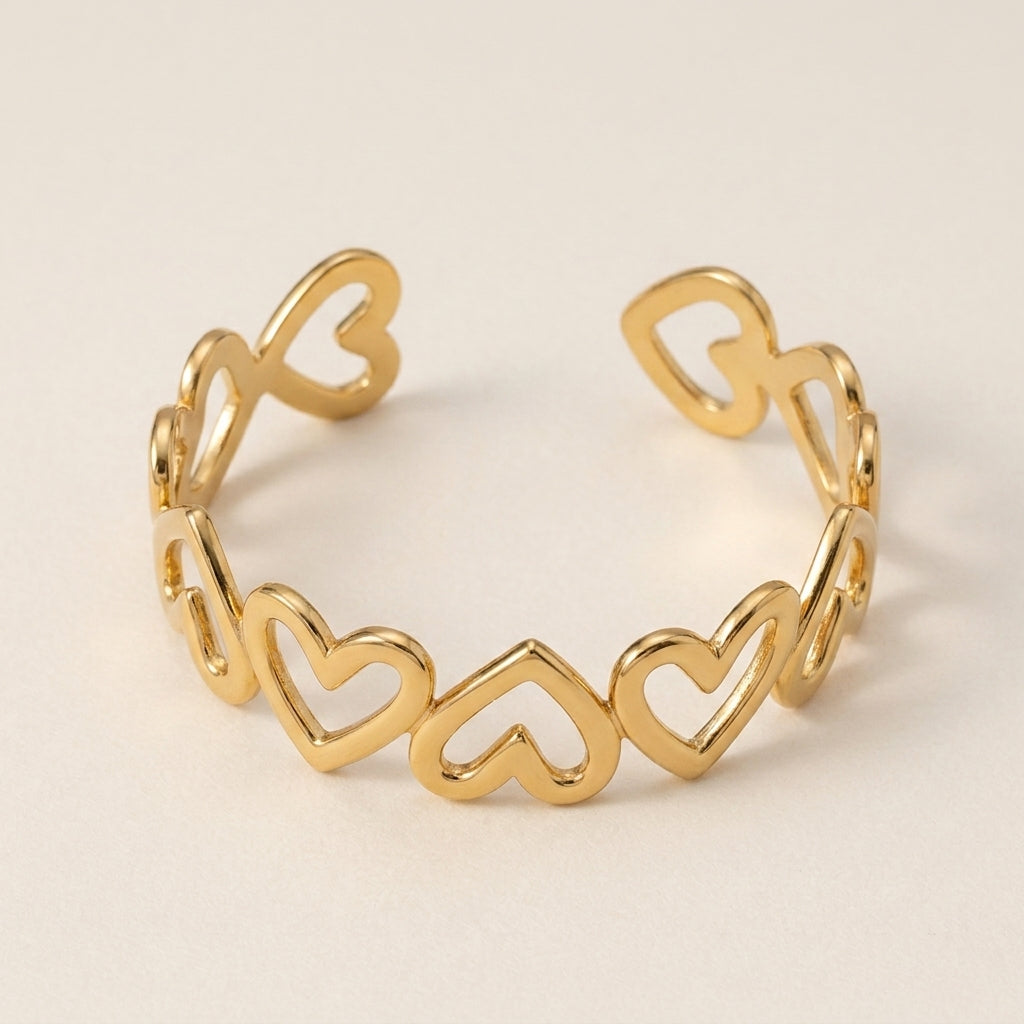 Open Heart Bracelet