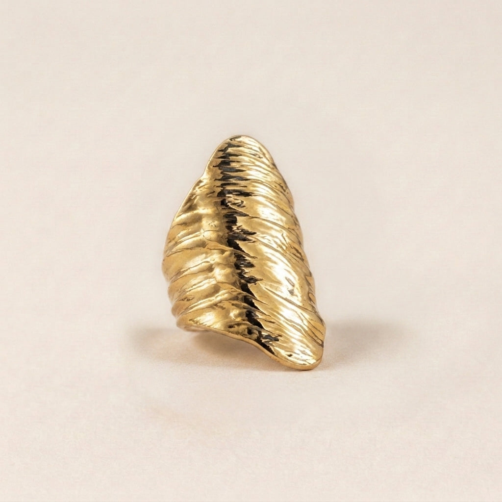 Oval Ripple Ring