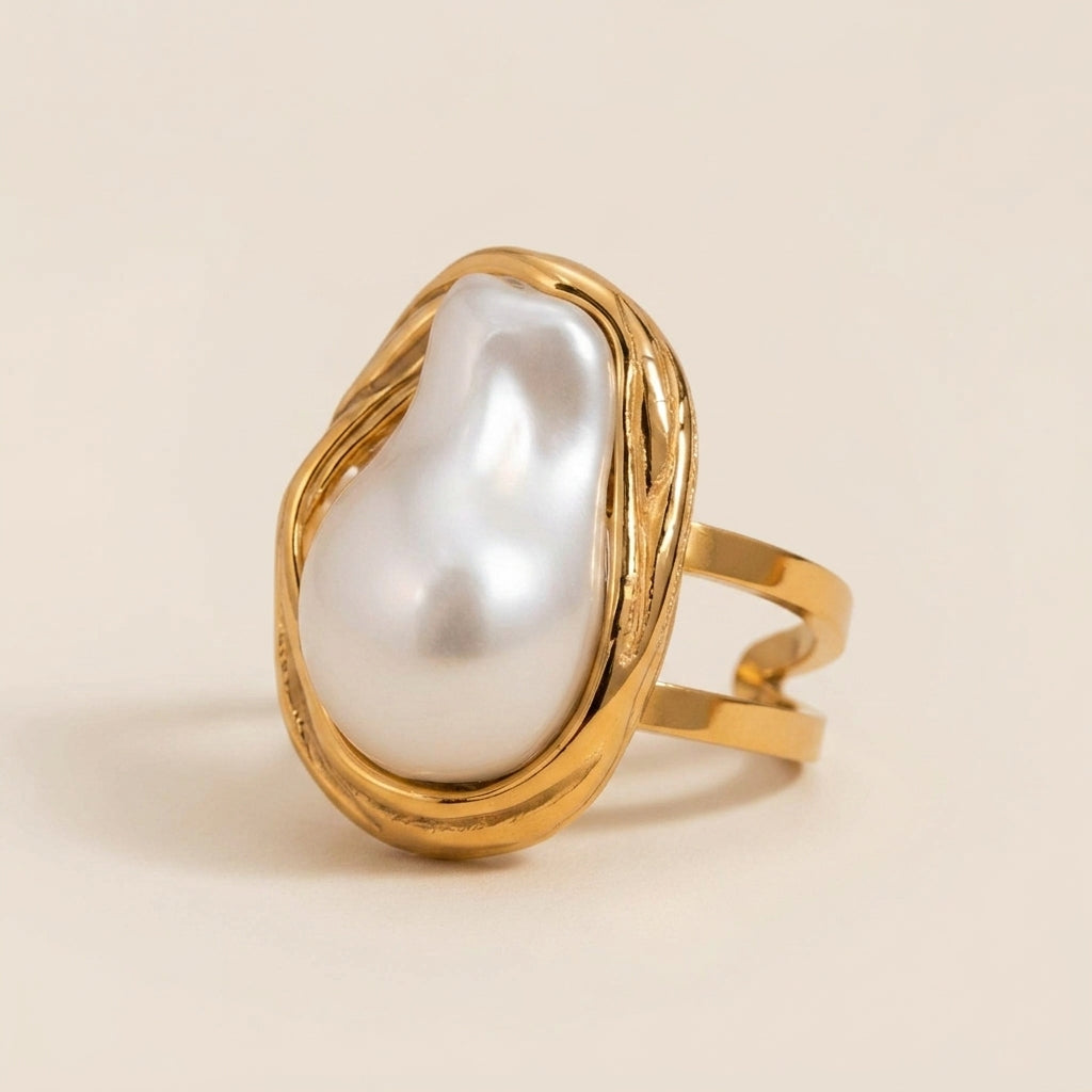 Large Pearl Ring