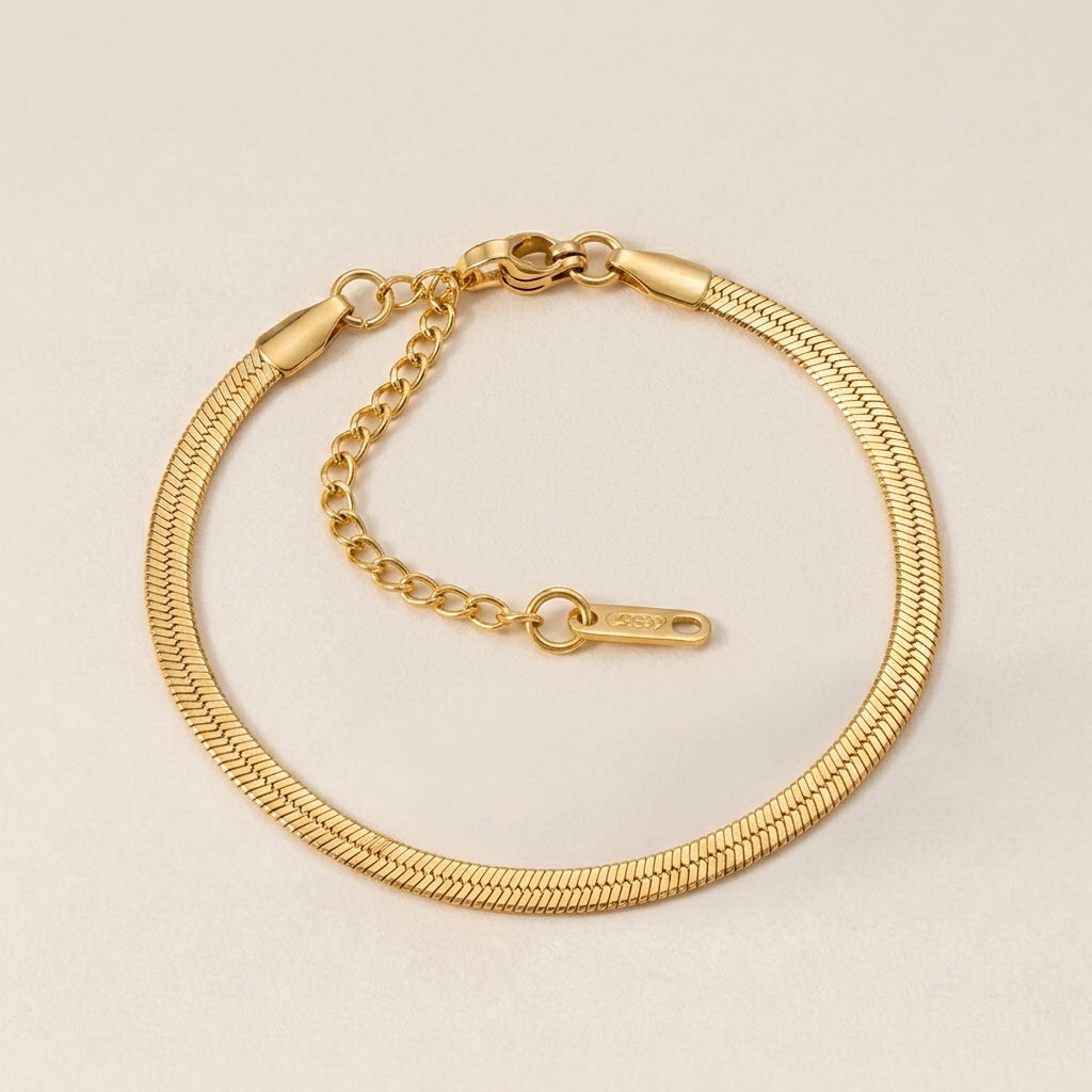 Fine Snake Chain Bracelet