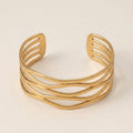 Wave Line Hollow Bracelet