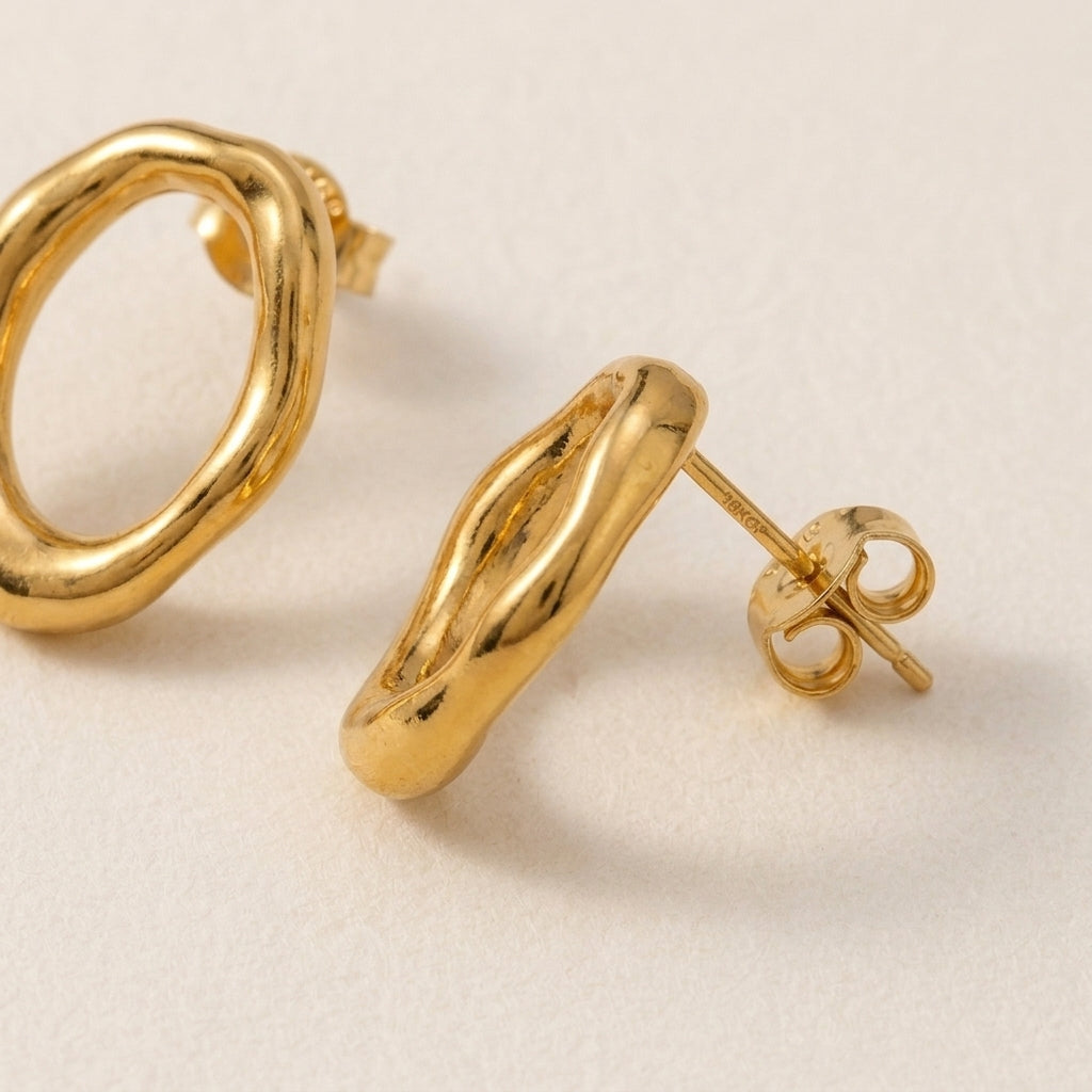 Oval Statement Earrings