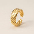 Diagonal Texture Ring