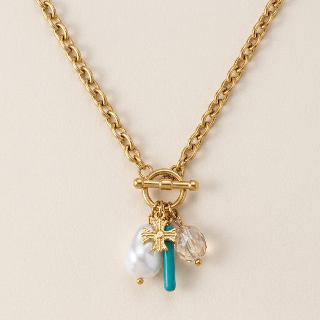 Blue Chili Charm Necklace