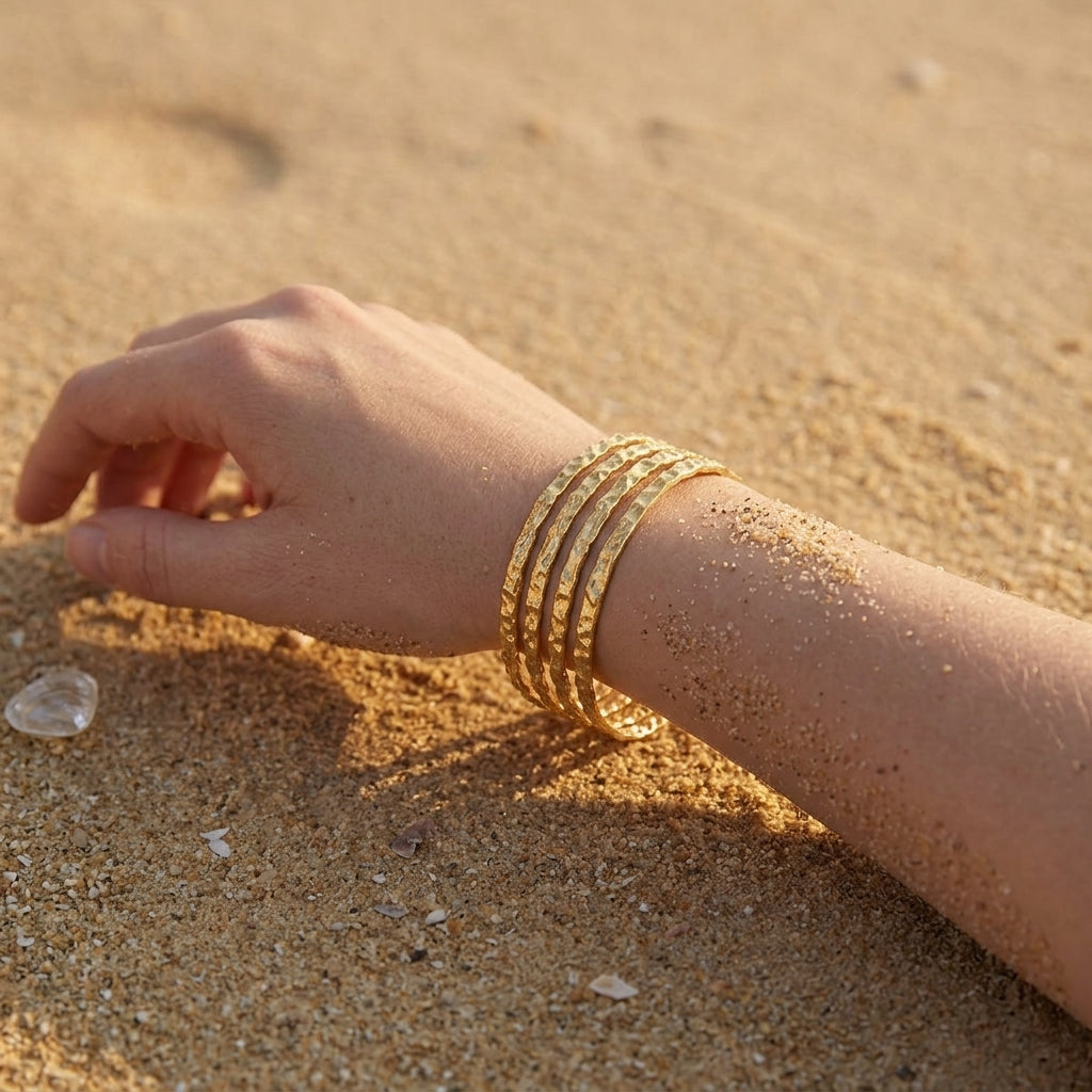 Four-Layer Bangle Bracelet