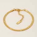 Star Pattern Snake Chain Bracelet