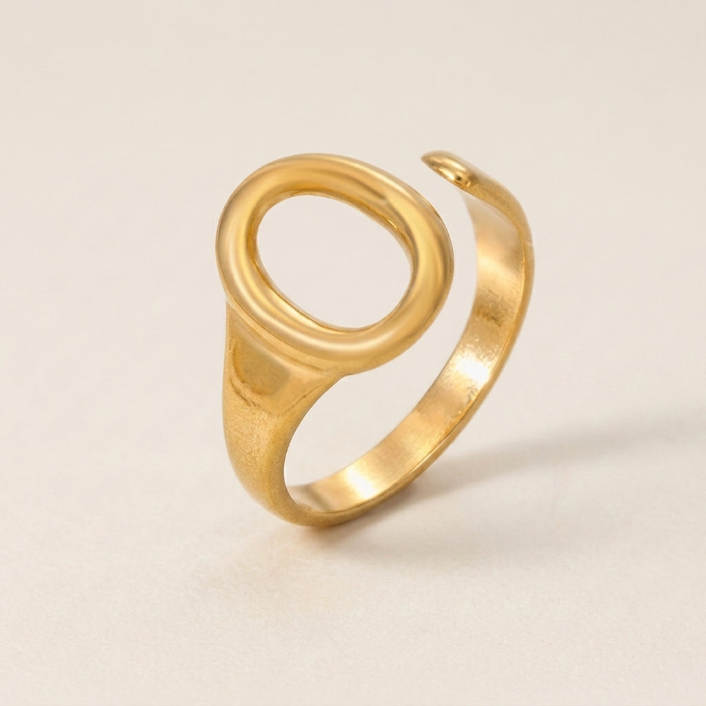 Oval Open Signet Ring