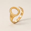 Oval Open Signet Ring