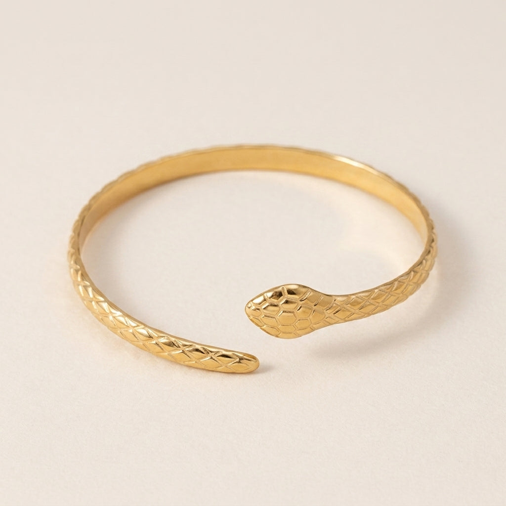Snake Scale Bangle Bracelet