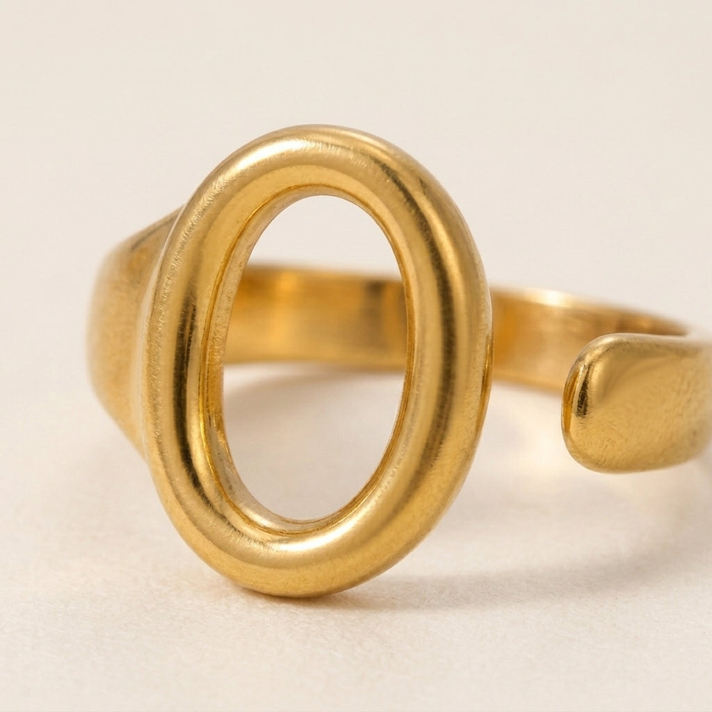 Oval Open Signet Ring