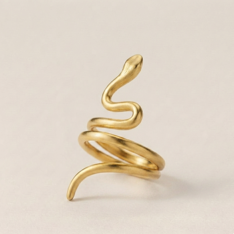 Snake Spiral Ring