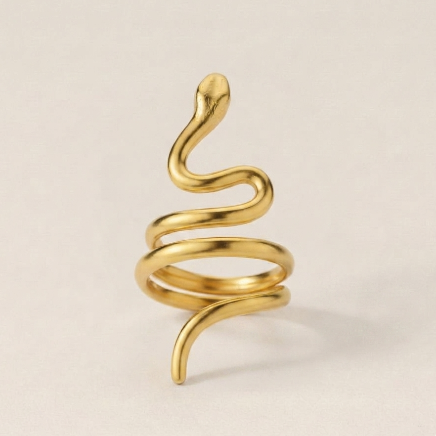 Snake Spiral Ring