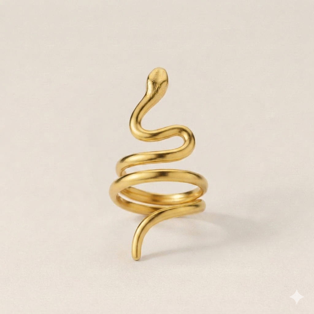 Snake Spiral Ring