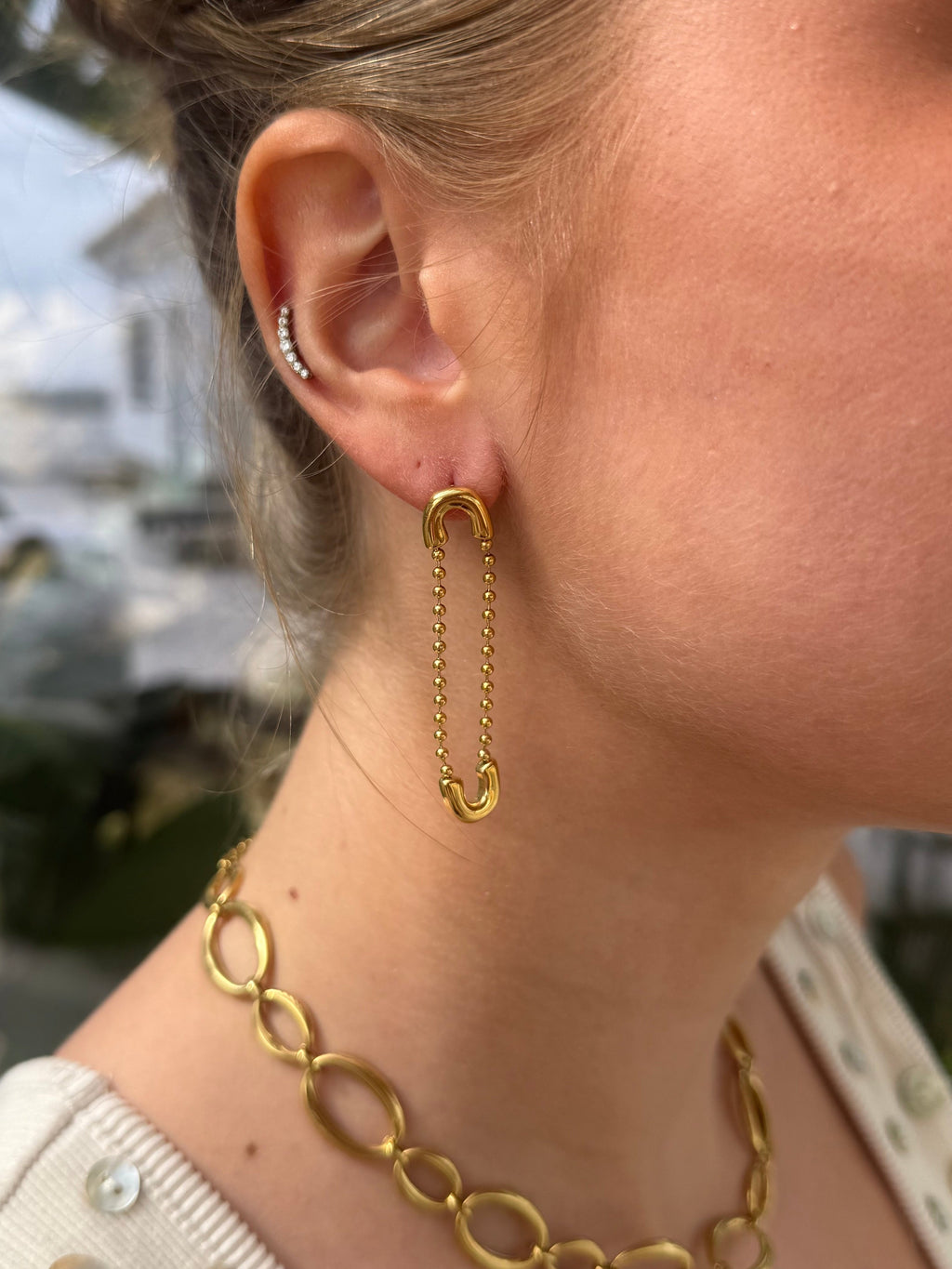 Paperclip Earrings