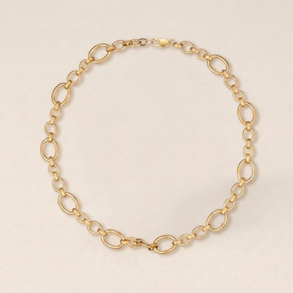 Chunky Oval Link Necklace