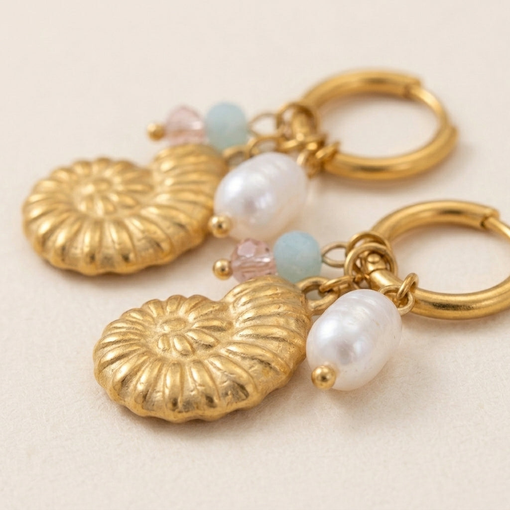 Conch Shell Earrings