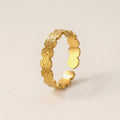 Chunky Hammered Band Ring