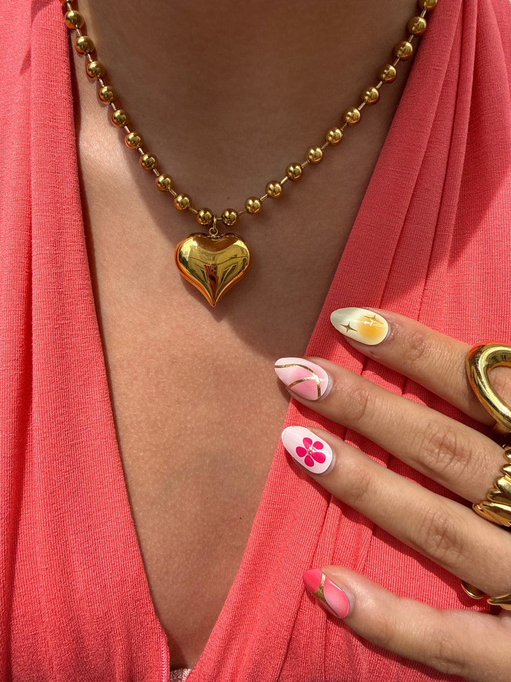 Chunky Heart Necklace