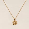 Elegant Floral Charm Necklace