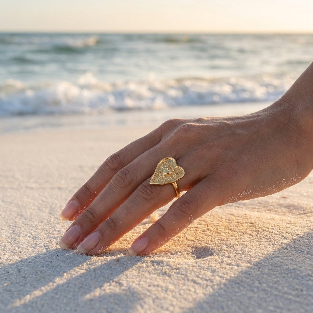 Large Heart Ring