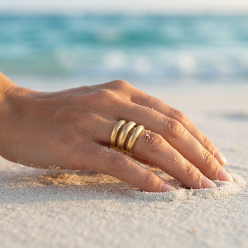 Thick Three-Layer Ring
