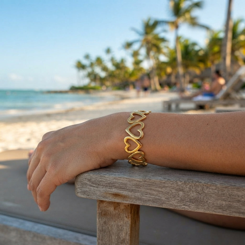 Open Heart Bracelet
