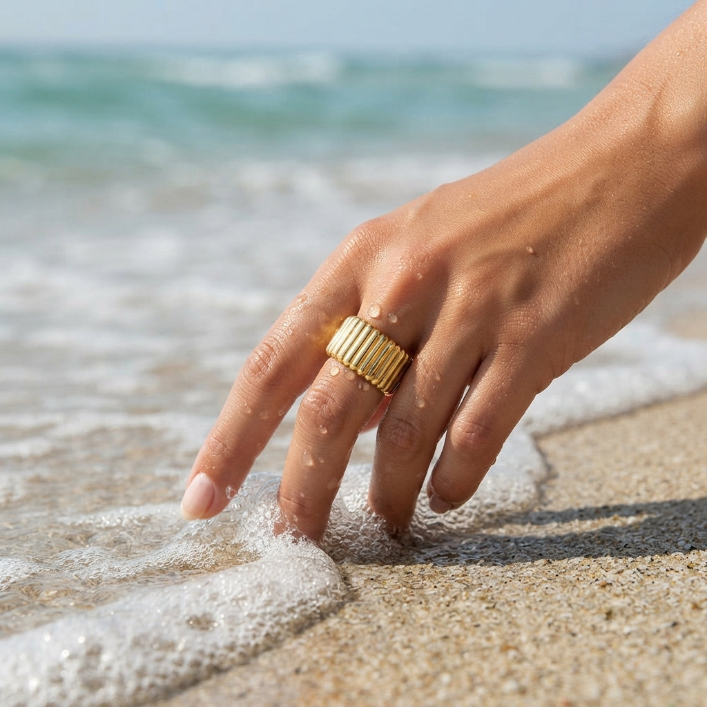Thick Wide Band Ring