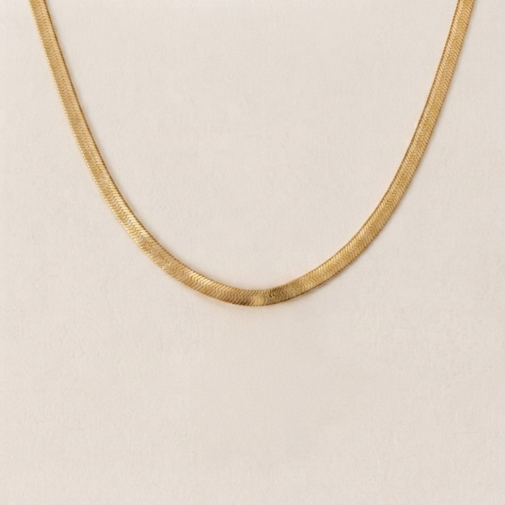 Flat Snake Necklace