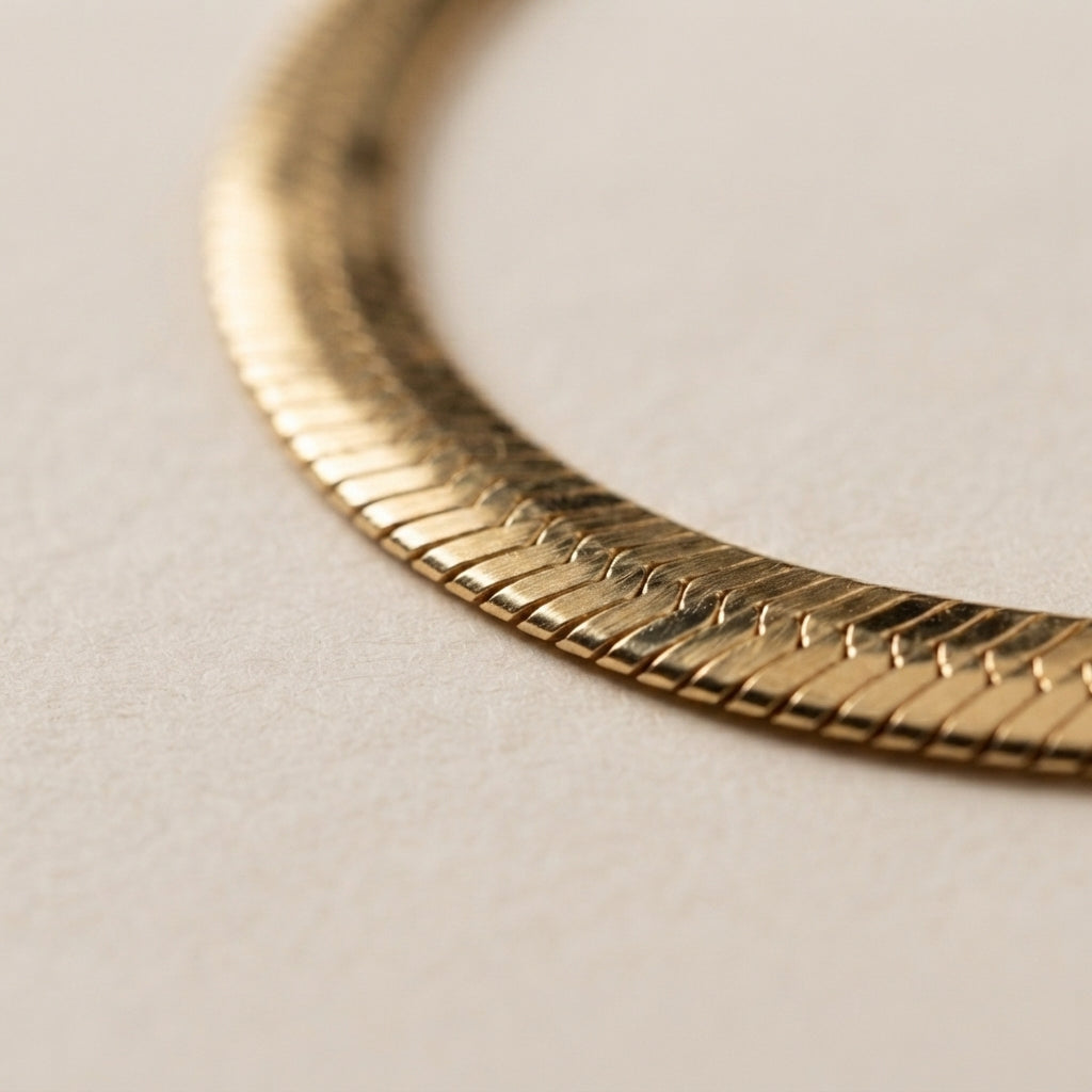 Flat Snake Necklace