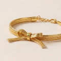 Gold Bow Bracelet