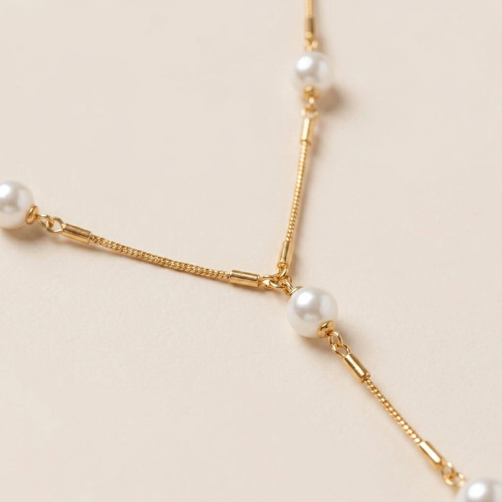 Long Pearl Necklace
